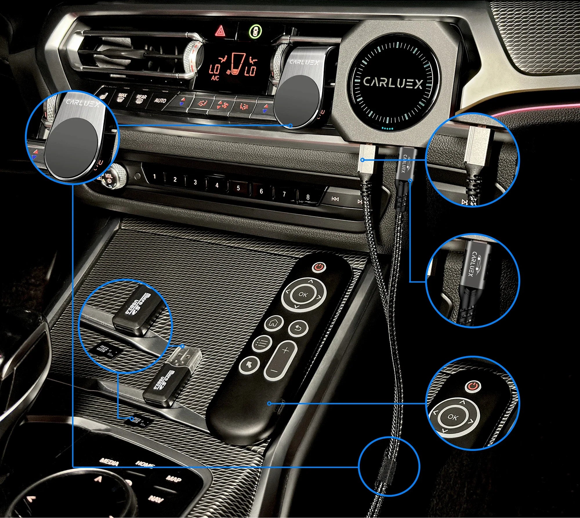 CARLUEX Complete Accessories Bundle - All Essential Parts in One Package