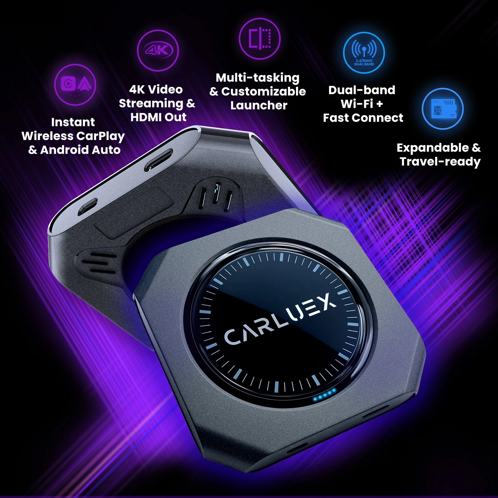 CARLUEX® PRO+ 2.0 Multimedia AI Box
