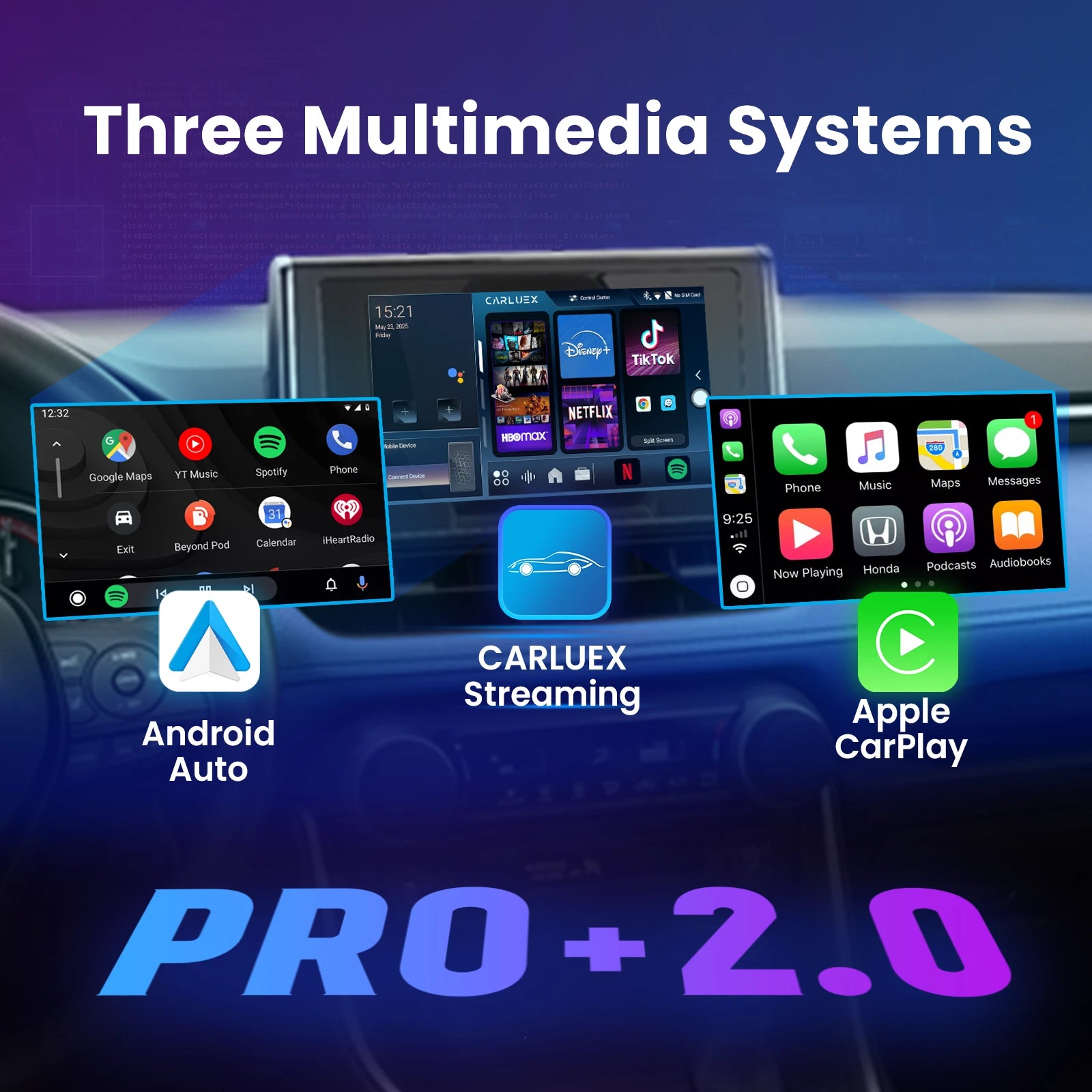 CARLUEX® PRO+ 2.0 Multimedia AI Box