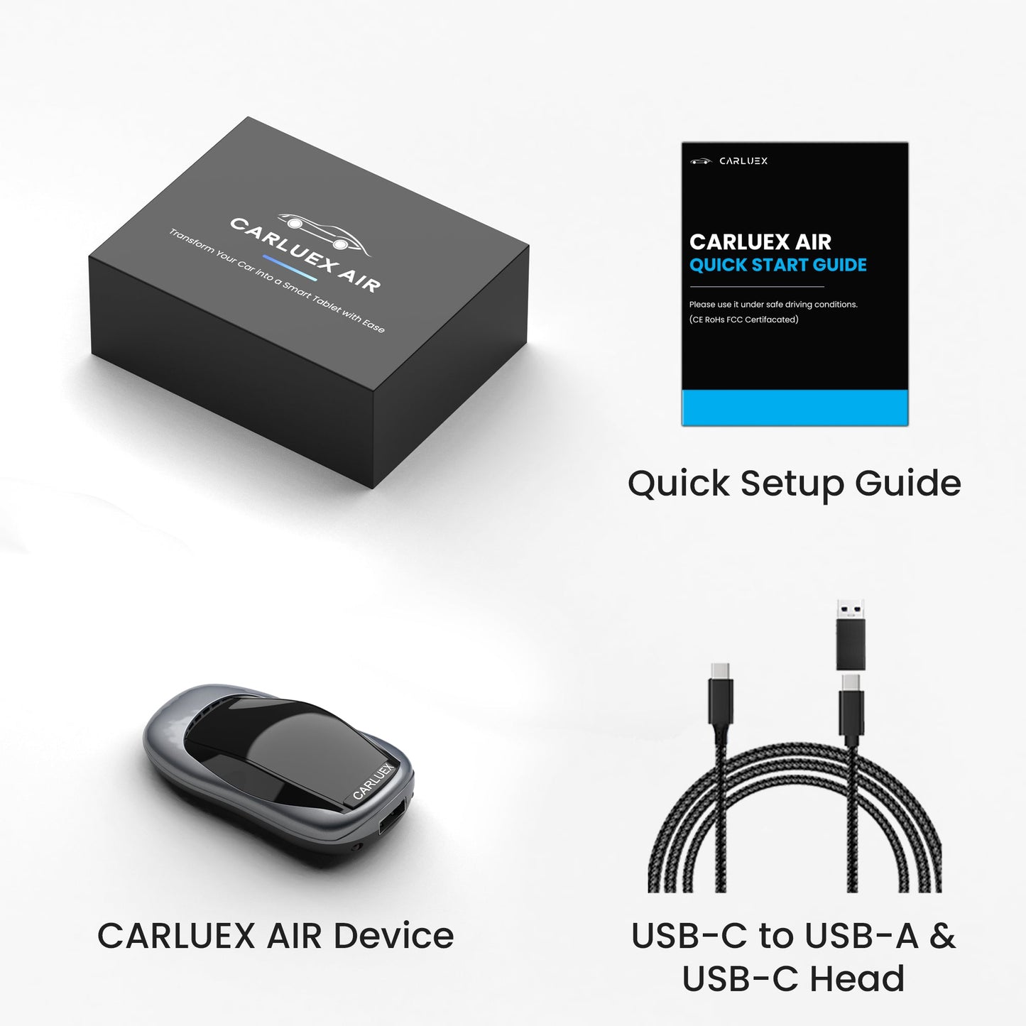 CARLUEX AIR Wireless CarPlay/Android Auto Adapter